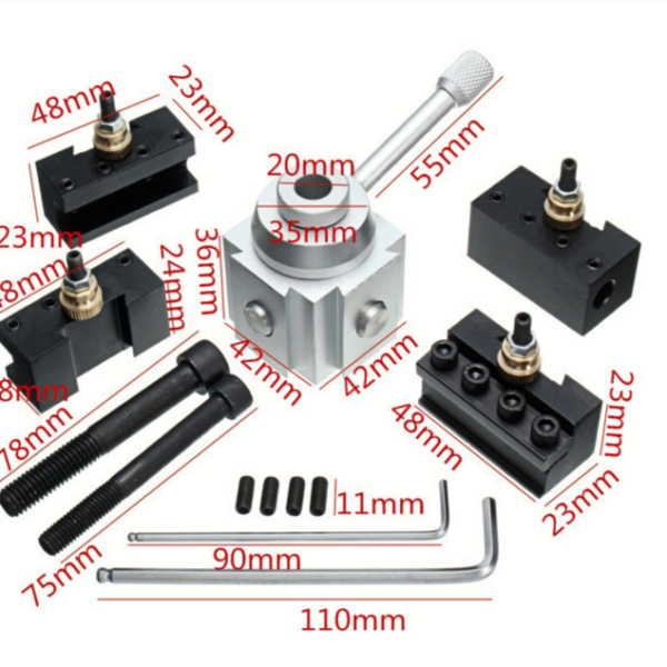 PORTAHERRAMIENTAS DE TORRETA UNIVERSAL AJUSTABLE ALTURA DEL TORNO QUICK CHANGE 237