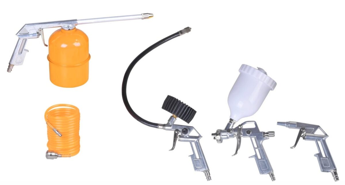 5 PIEZAS COMPRESOR DE AIRE COMPRIMIDO ACCESORIOS TUBO DE SOPLADO CON AERÓGRAFO 828 HOT
