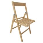SILLA PLEGABLE DE MADERA COCINA BAR JARDÍN SILLAS DE CAMPING INTERIOR EXTERIOR 696LL