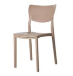 SILLA DE POLIPROPILENO BAR RESTAURANTE SILLAS DE JARDÍN INTERIOR EXTERIOR GRIS PALOMA LIBRA