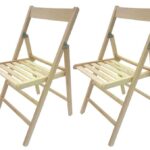 KIT 4 SILLAS PLEGABLES DE MADERA BAR GARDEN SILLA DE CAMPING INTERIOR EXTERIOR 696LL