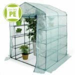 INVERNADERO JARDÍN BALCÓN TERRAZA PROTECCIÓN VEGETAL 6 ESTANTES PE cm140x140195h 248
