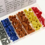 JUEGO DE ACCESORIOS KIT CONECTORES CABLES CABLES TERMINALES DE CABLE ELÉCTRICO 158 PIEZAS