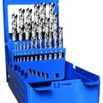 JUEGO DE 25 BROCAS PARA ACERO, HIERRO FUNDIDO, ALUMINIO, HIERRO 347