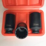 JUEGO DE VASOS: 3 PIEZAS DESTORNILLADOR CEMENTADO POLIGONAL REFORZADO POLIGONAL DE 3/4" 30 32 36 MM 429