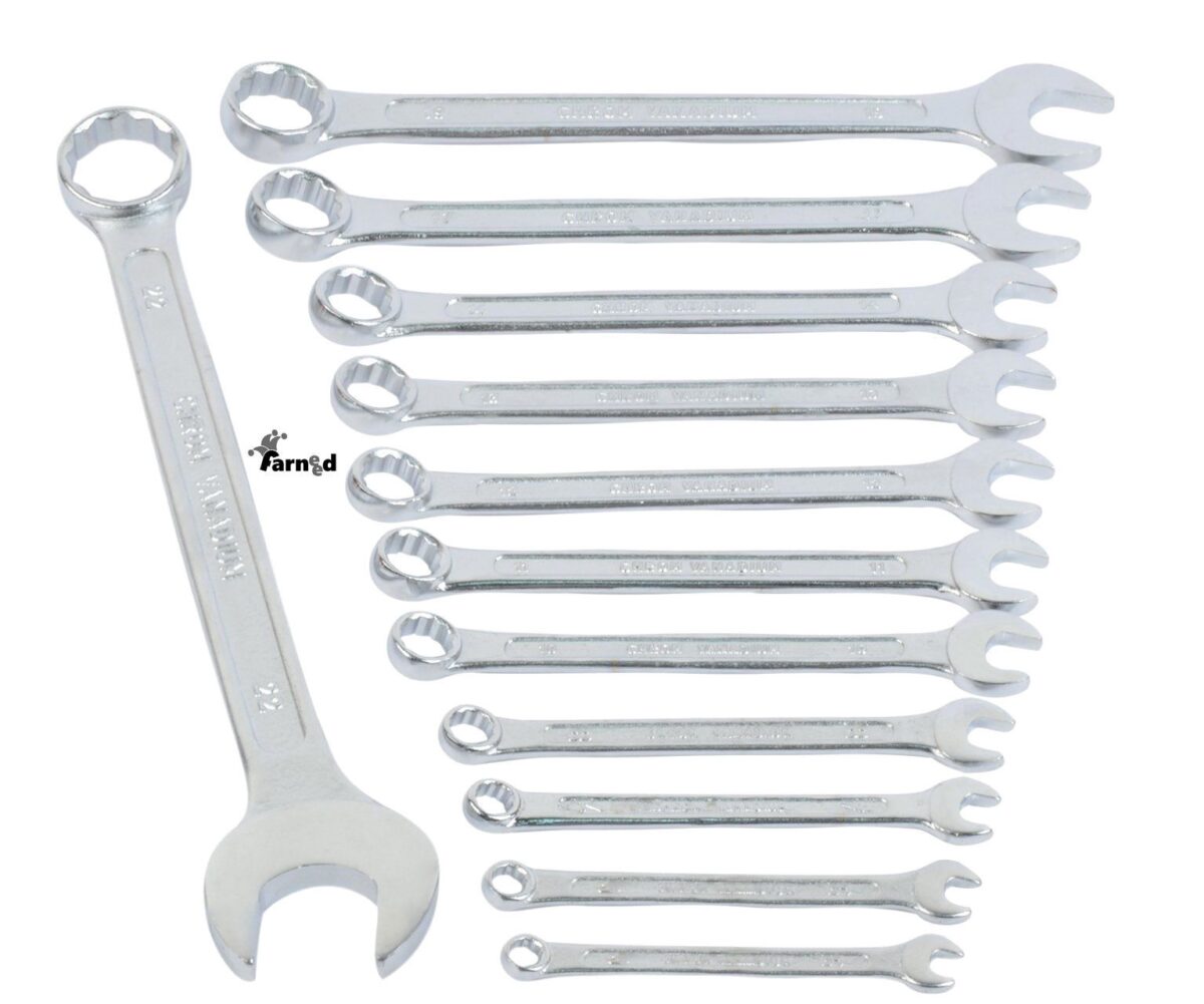 21925 SET KIT SET 12 PIEZAS LLAVES COMBINADAS FIJAS Y DE ESTRELLA 6 - 24 CROMO VANADIO 903