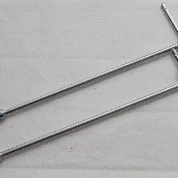 Juego de llaves en T giratorias largas para vasos cuadrados de 1/2" y 1/4"