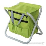 MINI TABURETE PLEGABLE PORTÁTIL CAMPING SEA BEACH GARDEN 303 SILV