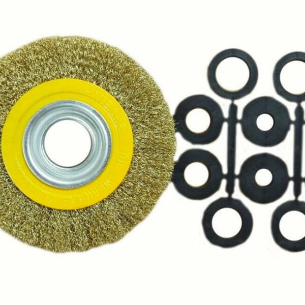 MOLINILLO BANCO DISCO CEPILLO DIÁMETRO 200 MM 8" DISCO DE ALAMBRE ACERO 842