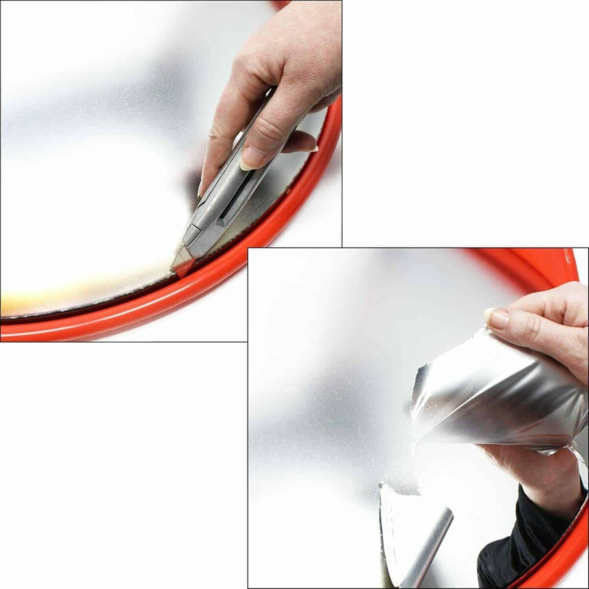 21586 RETROVISOR DE CARRETERA 45cm GRAN ANGULAR IRROMPIBLE INTERSECCIONES DE SEGURIDAD VIAL 431