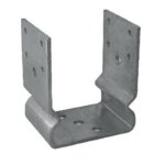 SOPORTE PARA SOPORTE ELEVADO EN FORMA DE U PARA VIGAS DE MADERA PILAR SUSPENDIDO MM 60x70x130 651