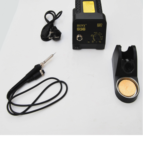 ESTACIÓN DE SOLDADURA AJUSTABLE MICRO SOLDADOR 5 PUNTAS 50 W 936 116