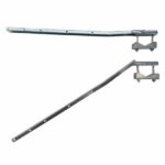 KIT PAR DE TENDEDEROS BRAZO DE HIERRO BRAZO SOPORTE BALCÓN CM 60 638vn