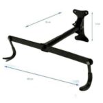 SOPORTE PORTABICICLETAS SOPORTE PARA PORTABICICLETAS SOPORTE PARA COLGAR BICICLETAS PARED 20 KG 556 WI