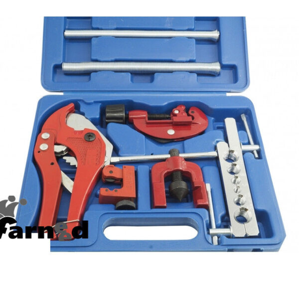 KIT DE 9 PIEZAS CORTADOR DE TUBOS DOBLADORA DE TUBOS CORTADOR DE TUBOS MÁQUINA DE CARPETA AZUL