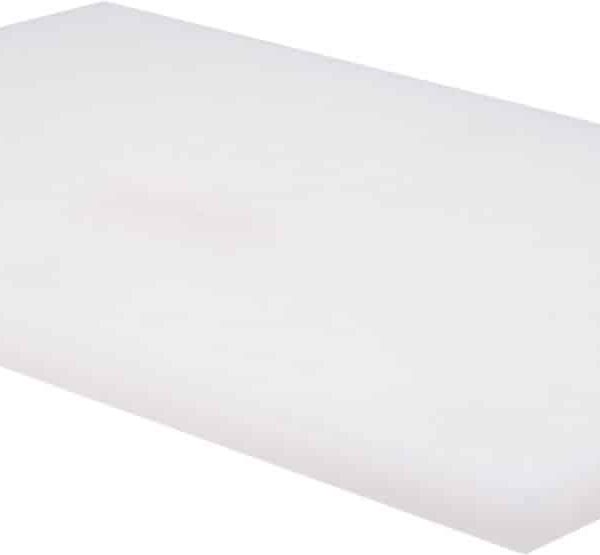 TABLA DE CORTAR DE POLIETILENO PARA ALIMENTOS BLANCO VERDE AMARILLO PIES DE COCINA 60X40X2 BLANCO