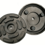 ALMOHADILLAS AMORTIGUADORAS DE GOMA PARA ELEVADOR DE PUENTE DE TALLER DE DIÁMETRO 140 MM