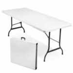 MESA PLEGABLE RESINA METAL CAMPING SAGRE 180x70x74 cm 424 ys