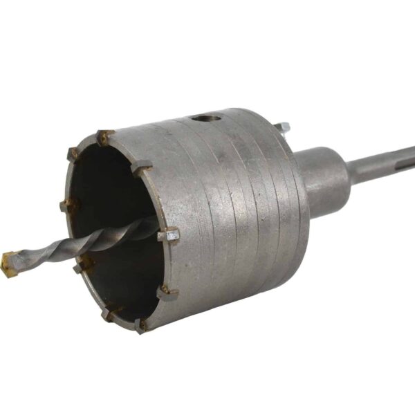 BROCA COPA DE PERFORACIÓN DE NÚCLEO 80 MM PARA CORTADORES DE PARED VARILLA DE CEMENTO DE PIEDRA SDS PLUS 532a