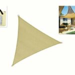 TOLDO DE SOMBREADO TRIANGULAR CUBIERTA SOLAR DE JARDÍN 3X3X3 346