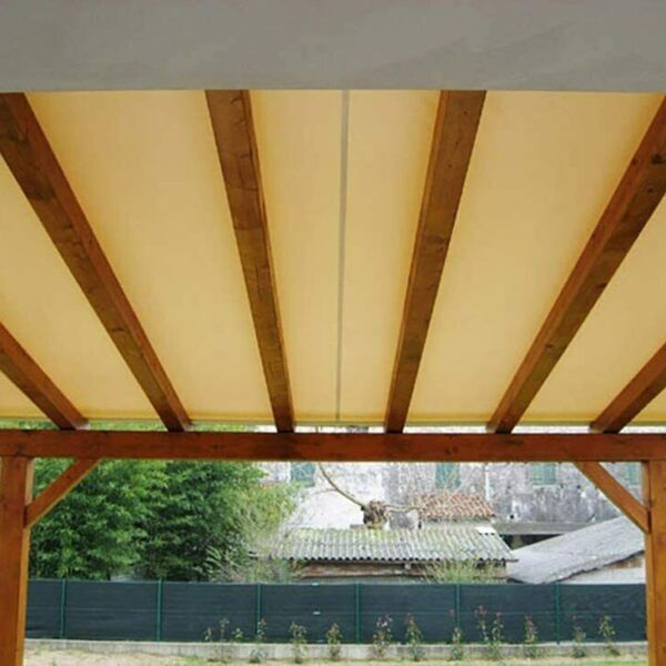 CUBREVELAS BEIGE 2,8 x 5,8 MT PARA PÉRGOLA PÉRGOLA 3 x 6 MT 168V