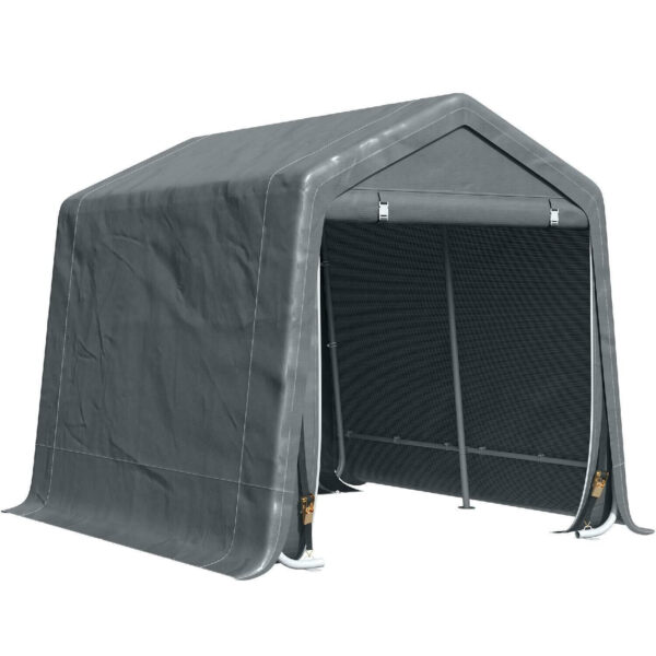 MARQUEA GARAJE GAZEBO BOX HUT COCHE MOTOCICLETA HERRAMIENTAS DE JARDÍN cm 280x240x240 1cg