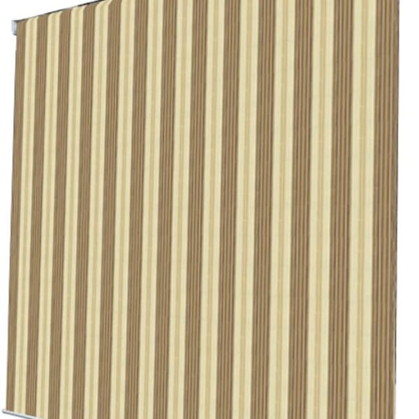 TOLDO DESPLEGABLE BALCÓN CADENA CADENA 2 X 2.5 MT BEIGE/MARRÓN 140VE