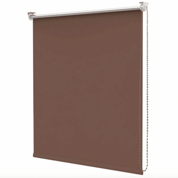 TOLDO ENROLLABLE BALCÓN CON CADENA 60x160 cm PATRÓN MARRÓN 959ds