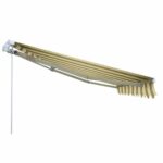 TOLDO BALCÓN EXTERIOR ROLLER ROLLER 3x2 mt BEIGE/MARRÓN 235v