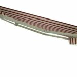 TOLDO BALCÓN EXTERIOR ROLLER ROLLER 3x2.5 mt BEIGE/BURDEOS 303v