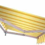 TOLDO BALCÓN EXTERIOR ENROLLABLE 4x2,5mt RECLINABLE BEIGE/OCRE 171ve