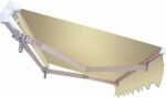 TOLDO BALCÓN ROLLER TOP 3x2 mt RECLINABLE BEIGE ARENA 201v