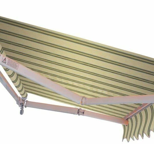 TOLDO BALCÓN ROLLER TOP 3x2 mt RECLINABLE BEIGE VERDE 112v