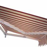 TOLDO BALCÓN ROLLER TOP 3x2 mt RECLINABLE BEIGE BURDEOS 117v