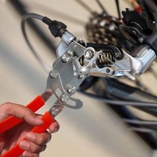 PINZAS TENSORAS DE CABLE LLAVE DE ALAMBRE DE ACERO BICICLETA BICICLETA PALANCA DE CAMBIOS DE FRENO 451W