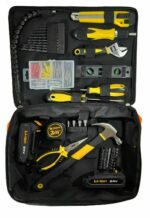 TALADRO ATORNILLADOR DE LITIO DE DOBLE BATERÍA 24 V + 150 ACCESORIOS BOLSA DE TRABAJO 005ST