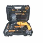 TALADRO DE PERCUSIÓN ELÉCTRICO 600W 13mm 110 ACCESORIOS TALADRO CALIENTE ESTUCHE 742