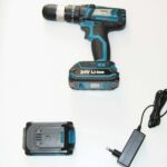 TALADRO ATORNILLADOR 2 BATERÍA DE PERCUSIÓN 24V LED CHARGER CASE 184ox