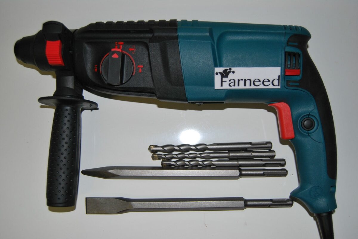 MARTILLO PERFORADOR MARTILLO PERFORADOR MARTILLO DE DEMOLICIÓN 620w 3 FUNCIONES 24 mm