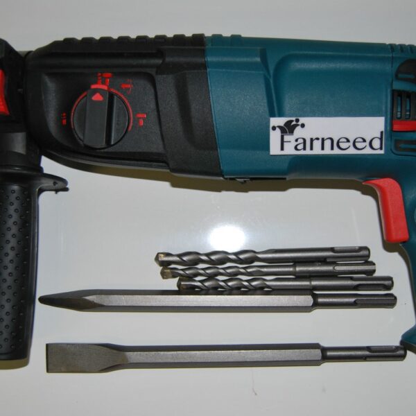 MARTILLO PERFORADOR MARTILLO PERFORADOR MARTILLO DE DEMOLICIÓN 620w 3 FUNCIONES 24 mm