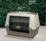 TRANSPORTÍN PARA PERROS PERROS GATOS ANIMALES HOMOLOGADOS PARA VIAJES COCHES cm 88x52x62 H PLÁSTICO 482