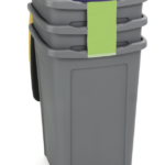 Tris bins bins bins contenedores de basura de plástico 3 colores 50 lt 634du