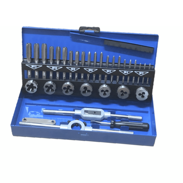 TROQUELES DE ROSCA TROQUELES DE ROSCA MÉTRICOS MÉTRICOS 32 PIEZAS M5 M12 406ES