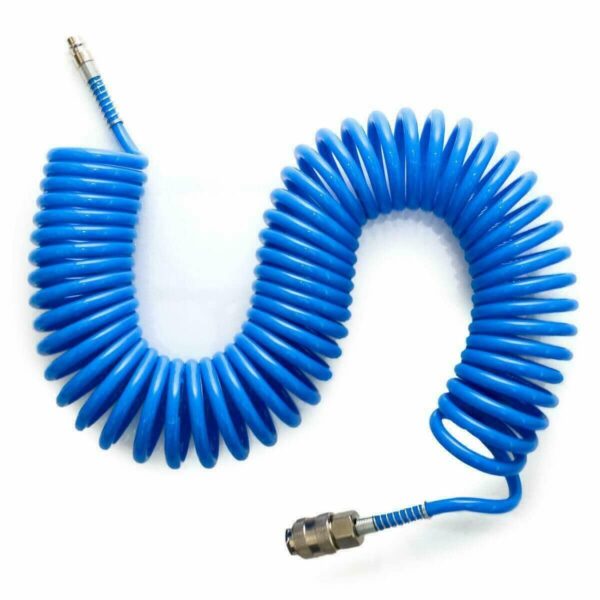 MANGUERA DE AIRE COMPRIMIDO EN ESPIRAL 20 MT METROS RACOR DE MANGUERA DE COMPRESOR 151