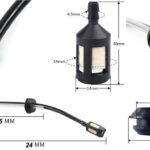 TANQUE DE FILTRO DE COMBUSTIBLE DESBROZADORA DE TUBOS MOTOSIERRA DE GOMA SOPLADOR