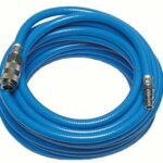 MANGUERA DE AIRE COMPRIMIDO FLEXIBLE PARA COMPRESOR 12 MT ACOPLAMIENTO RÁPIDO 1/4" 106OX