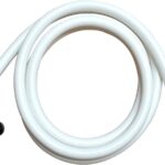 MANGUERA DE DUCHA DUCHA DE MANO DUCHA BAÑERA FLEXIBLE PVC 1,80 MT 180 CM BLANCO 932