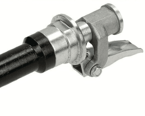 CABEZAL DE 6 MORDAZAS CON ACOPLAMIENTO RÁPIDO M10x1 PARA JERINGA DE GRASA GRASA 491GRO