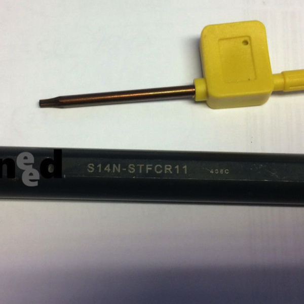 HERRAMIENTA DE TORNO INTERNA INTERNA S14N STUCR11 PLACA DE VÁSTAGO TRIANGULAR 14