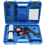 PROBADOR DE BOMBA DE VACÍO 2 FRASCOS PURGADOR DE MANGUERA FRENOS MANUALES AUTO VACUOMETRO183